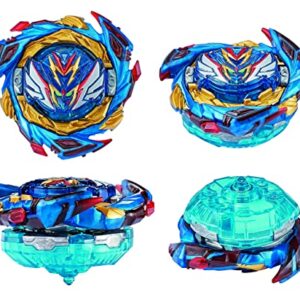 Owenkelng Bey Burst Gyro Toy Set Metal Fusion Attack Top Grip Toy Blade Set Game 2 Top Burst Gyros 2 Two-Way Launcher Great Birthday Gift for Boys Children Kids 6 8 10+