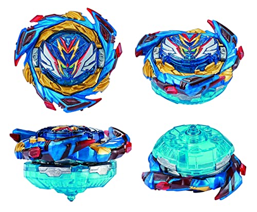 Owenkelng Bey Burst Gyro Toy Set Metal Fusion Attack Top Grip Toy Blade Set Game 2 Top Burst Gyros 2 Two-Way Launcher Great Birthday Gift for Boys Children Kids 6 8 10+