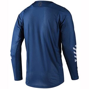 Troy Lee Designs Cycling MTB Bicycle Mountain Bike Jersey Shirt for Men, Skyline Air Channel LS (Dark Slate Blue, Large)