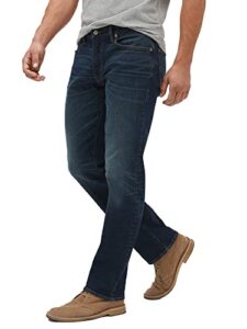 gap mens straight fit jeans, tinted blue, 36w x 30l us