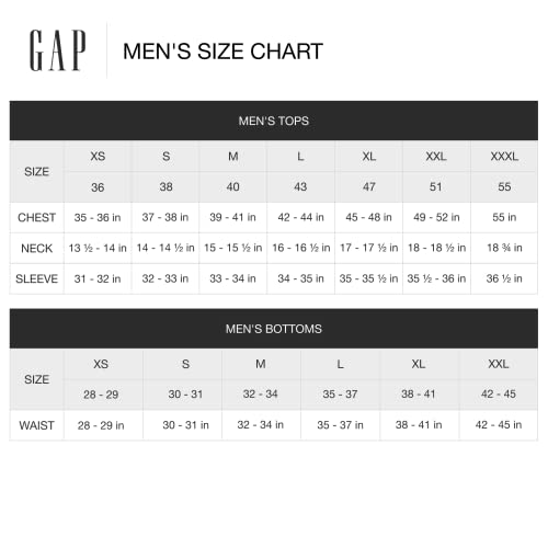 GAP Mens Everyday Short Sleeve V-Neck T-Shirt T Shirt, True Black V2, Small US