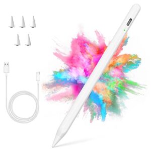 stylus pen for ipad 2018-2022 with palm rejection, active pencil for apple ipad 10th/9th/8th/7th/6th generation, ipad pro 11/12.9 inch, ipad air 5th/4th/3th gen, ipad mini 6th/5th gen