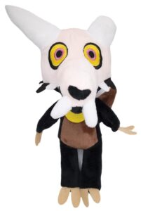 ybusqpy6 owl king plush doll plush toy halloween cartoon animal plush decorative toy 30cm/11.8 inch, 11.8 inches
