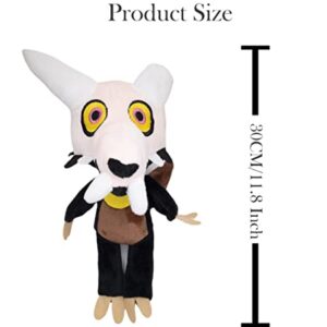 YBUSQPY6 Owl King Plush Doll Plush Toy Halloween Cartoon Animal Plush Decorative Toy 30CM/11.8 Inch, 11.8 inches