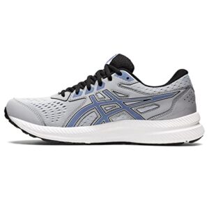 asics men's gel-contend 8 running shoes, 10.5, piedmont grey/asics blue