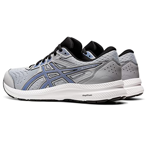 ASICS Men's Gel-Contend 8 Running Shoes, 10.5, Piedmont Grey/ASICS Blue