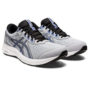 ASICS Men's Gel-Contend 8 Running Shoes, 10.5, Piedmont Grey/ASICS Blue