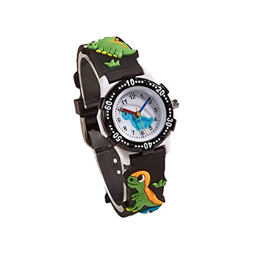 Child's love Boys Watches Kids Watches 3D Cartoon Daily Using Waterproof Watches for Boys Gifts for Boys Ages 3-12 Toys for Boys Kids Gifts… (Black)