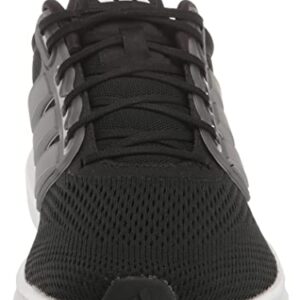 adidas Men's Ultrabounce Running Shoe, Black/White/Black (Wide), 9