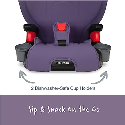 Britax Highpoint Backless Belt-Positioning Booster Seat, SafeWash Purple Ombre