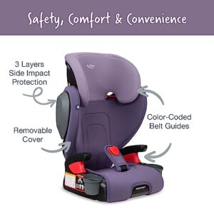 Britax Highpoint Backless Belt-Positioning Booster Seat, SafeWash Purple Ombre