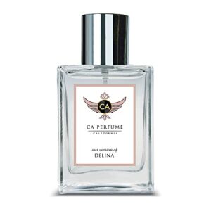 ca perfume impression of delina perfume for women replica version fragrance dupes eau de parfums spray bottle 1.7 fl oz/50ml-x1