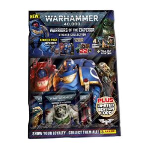 panini warhammer warriors of the emperor sticker collection starter pack