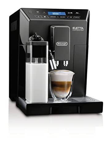 De'Longhi Eletta Fully Automatic Espresso Machine (Refurbished), 1300 milliliters, Black