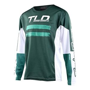 troy lee designs cycling mtb bicycle mountain bike jersey shirt for youth, sprint jersey (ivy, sm)