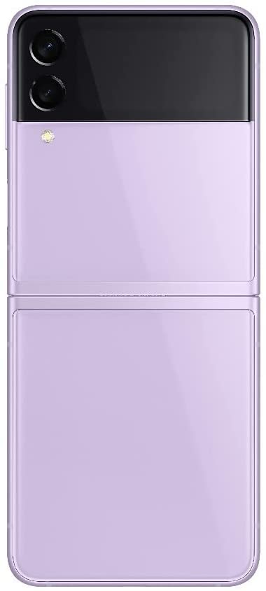 Samsung Galaxy Z Flip 3 5G T-Mobile Locked Android Cell Phone US Version Smartphone Flex Mode Intuitive Camera Compact 128GB Storage US Warranty (Renewed) (Lavender)