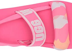 UGG K Zuma Sling Camopop Flat Sandal, Taffy Pink, 12 US Unisex Little Kid