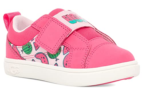 UGG Kids T RENNON Low Watermelon STUFFIE Sneaker, 7 US Unisex Toddler