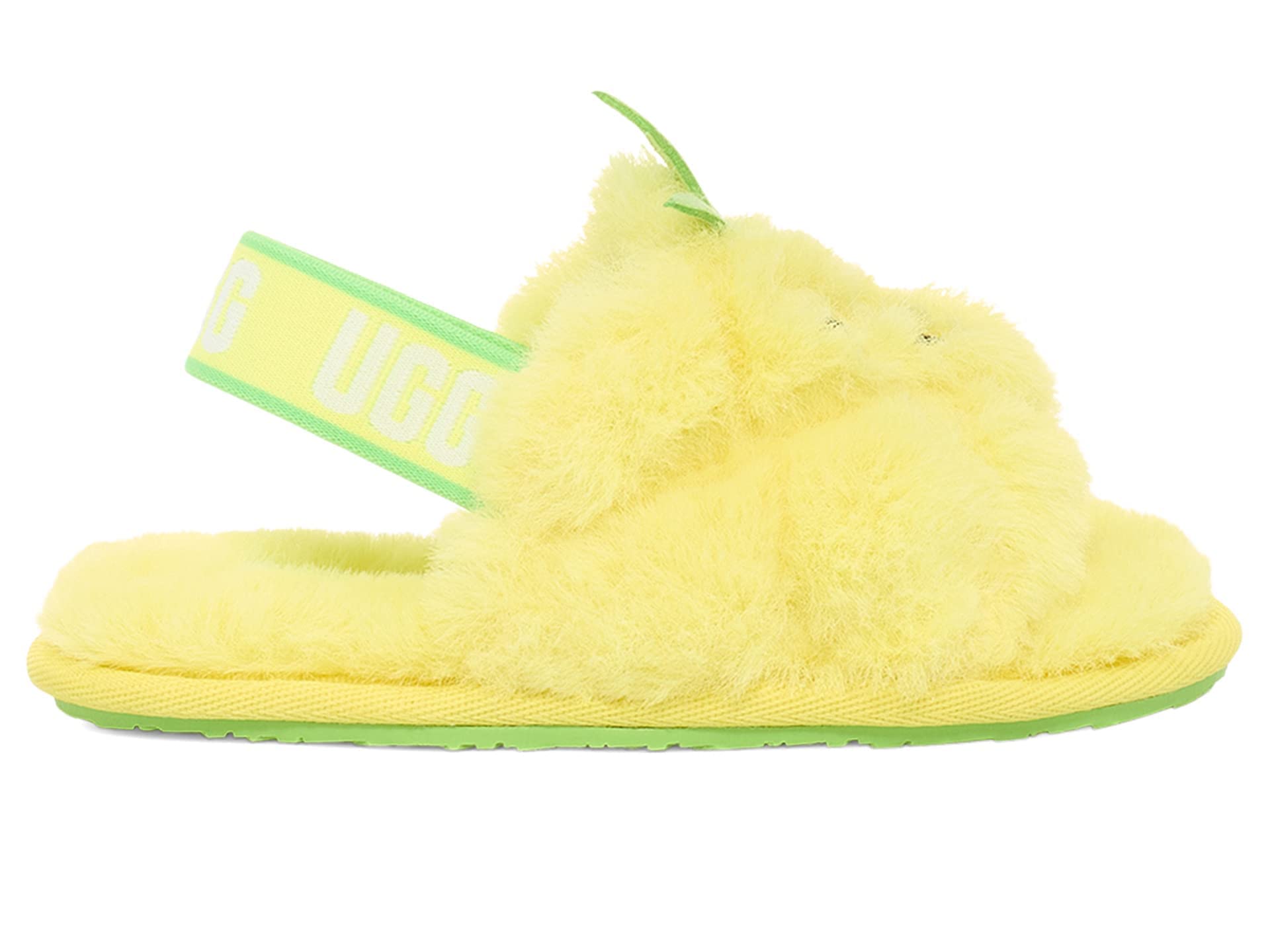 UGG Kids T Fluff Yeah Pineapple STUFFIE Slipper, 10 US Unisex Toddler