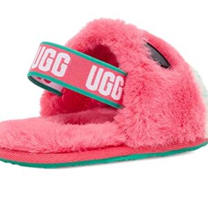 UGG Kids T Fluff Yeah Watermelon STUFFIE Slipper, 10 US Unisex Toddler