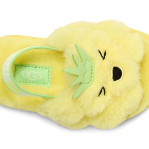 UGG Kids T Fluff Yeah Pineapple STUFFIE Slipper, 10 US Unisex Toddler