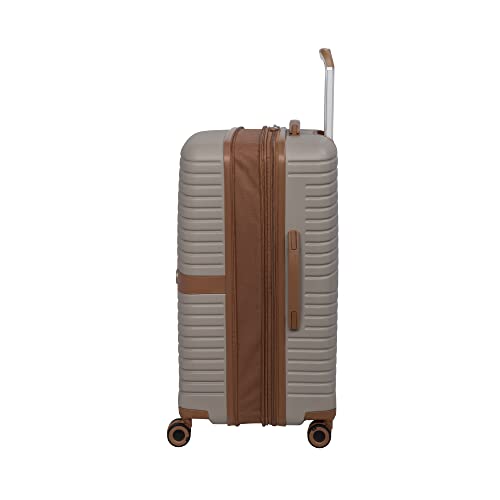 it luggage Encompass 27" Hardside Checked 8 Wheel Expandable Spinner, Beige