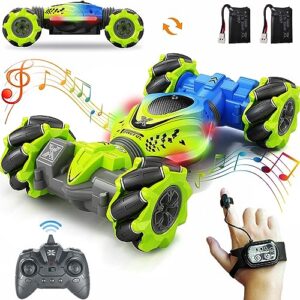 hscopter gesture rc cars 4wd drift stunt remote control car twist offroad craweler with gravity sensor watch light music kids toys gift prensent for boy girl birthday chirstams party xmas