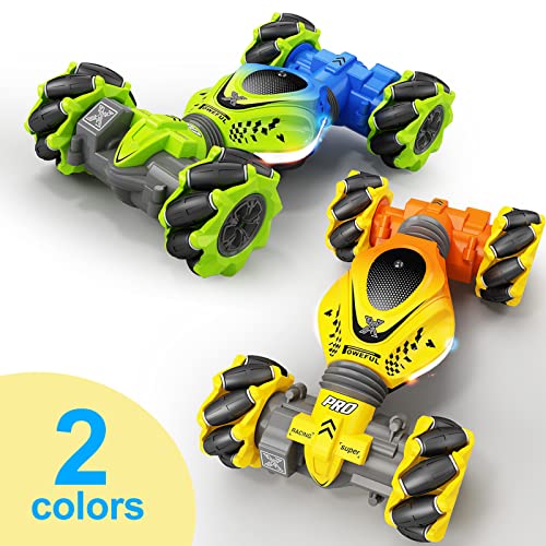 HScopter Gesture RC Cars 4WD Drift Stunt Remote Control Car Twist Offroad Craweler with Gravity Sensor Watch Light Music Kids Toys Gift Prensent for Boy Girl Birthday Chirstams Party Xmas