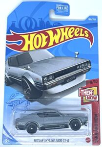 hot wheels - nissan skyline 2000 gt-r - then and now 9/10 [silver] - 180/250