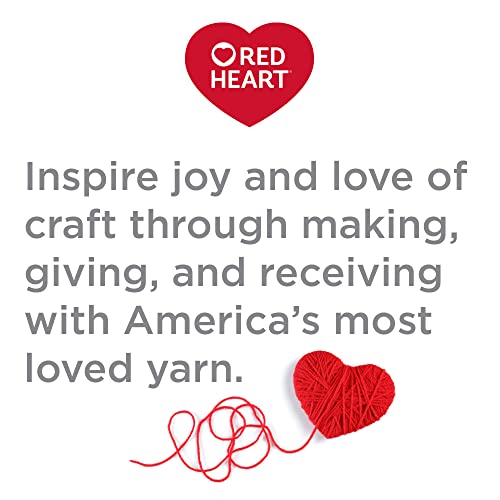 Red Heart with Love Sage Yarn - 3 Pack of 198g/7oz - Acrylic - 4 Medium (Worsted) - 370 Yards - Knitting, Crocheting & Crafts