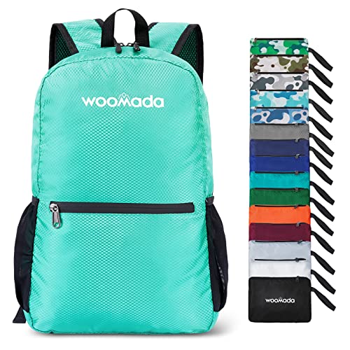 WOOMADA 17L Ultra Lightweight Packable Durable Waterproof Travel Hiking Backpack Daypack for Men Women