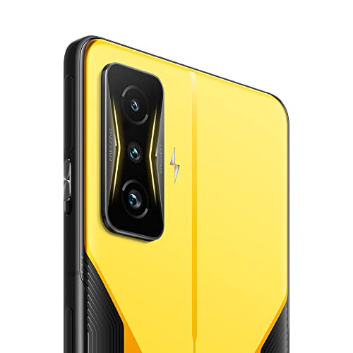 Poco F4 GT 5G + 4G LTE 128GB + 8GB Factory Unlocked 6.67" 120Hz 64Mp Triple Camera (Not Verizon Sprint Boost Cricket Metro At&T) + (w/Fast Car Charger Bundle) (Cyber Yellow)