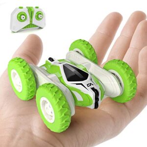 tecnock remote control car rc cars for kids,4wd 2.4ghz remote control toys,double sided flips 360°rotating rc stunt car, toy for 5 6 7 8 year old boys girls