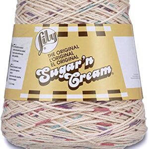 Lily Sugar N Cream Cones Potpourri Yarn - 1 Pack of 14oz/400g - Cotton - #4 Medium - 706 Yards - Knitting, Crocheting & Crafts