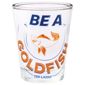 Silver Buffalo Ted Lasso Quotes 4-Pack Mini Glass Set, 1.5 Ounces, Multicolor
