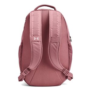 Under Armour unisex-adult Hustle 5.0 Backpack , (697) Pink Elixir / Pink Elixir / White , One Size Fits All