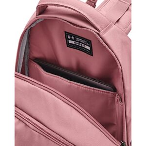 Under Armour unisex-adult Hustle 5.0 Backpack , (697) Pink Elixir / Pink Elixir / White , One Size Fits All