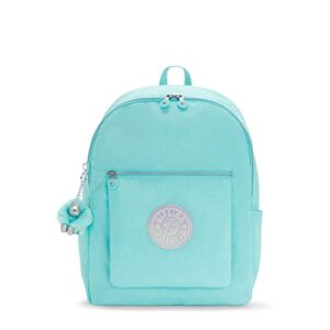 kipling women's chuwy backpack, lightweight, compact, stylish, bag, fresh teal hologram, medium