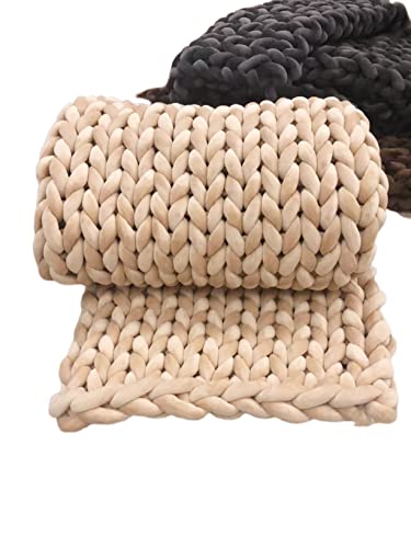 Chunky Yarn for Arm Knitting Blanket, 4.4lbs Black Big Roving 3cm Thick Velvet Bulky Chunky Braid Cotton Tube Yarn for Handmade DIY Throw Blanket Pet Bed,Machine Washable (70oz)