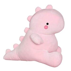 voyageboat dinosaur plush stuffed animals, dinosaur plush hugging pillow toys gifts for birthday, valentine, christmas (pink, 12")