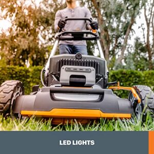 Worx Nitro 80V 21" Cordless Self-Propelled Lawn Mower with Brushless Motor & Rear Wheel Drive - WG761 (Batteries & Charger Included)