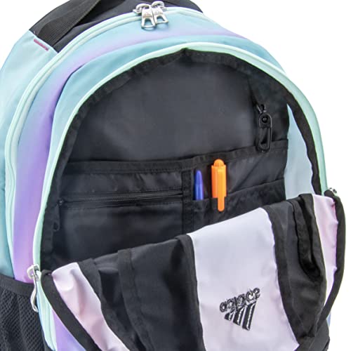 adidas Unisex Journal Backpack, Gradient Rose Tone pink/Black/Halo Mint Green, One size