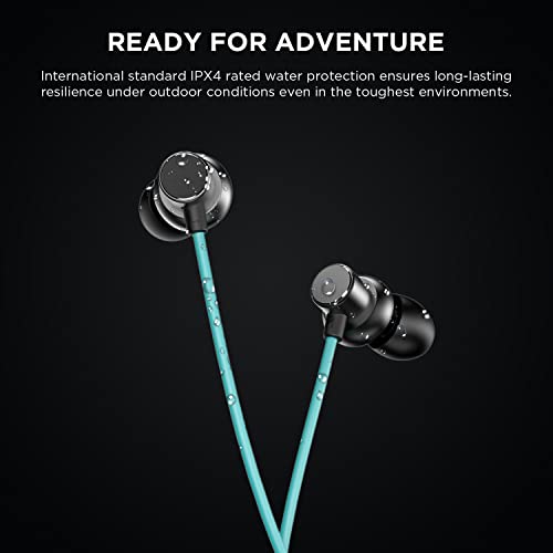 1MORE omthing Wireless Headphones, Bluetooth 5.0 Neckband Headphones,Earphones with Microphone for Sports, Premium Sound, 12H Playtime, Blue