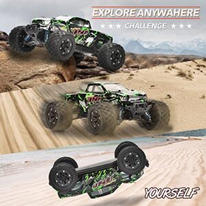 TENSSENX 1:18 Scale All Terrain RC Cars, 40KM/H High Speed 4WD Remote Control Car with 2 Rechargeable Batteries, 4X4 Off Road Monster RC Truck, 2.4GHz Electric Vehicle Toys Gifts for Kids and Adults