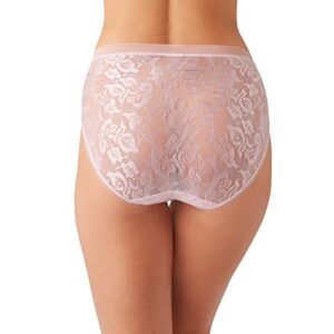 Wacoal Women's Awareness Hi-Cut Brief Panty, Pale Pink, Large