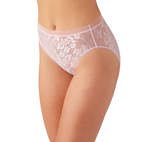 Wacoal Women's Awareness Hi-Cut Brief Panty, Pale Pink, Large