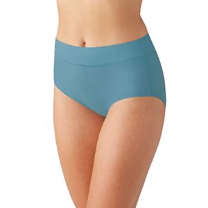 Wacoal Women's at Ease Brief Panty, Provincial Blue, X-Large