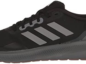 adidas Men's Runfalcon 3.0 Running Shoe, Black/Grey/Carbon, 9.5