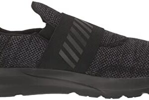 Under Armour Men's Surge 3 Slip On Running Shoe, (002) Black/Black/Black, 12