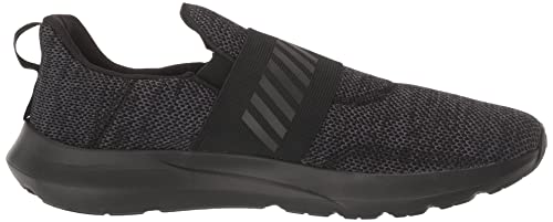 Under Armour Men's Surge 3 Slip On Running Shoe, (002) Black/Black/Black, 12